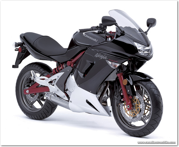 Kawasaki Ninja 650R - Tall in Black Kawasaki Ninja 650R - Tall in Black